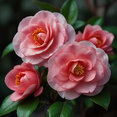 "Pink Peonies: Graceful Petals Unfurling in the Garden"