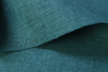 green hemp viscose natural fabric cloth color, sackcloth rough texture of textile fashion abstract...