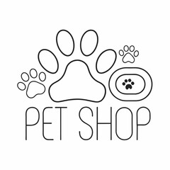 Pet shop logo vector art illustration (6)