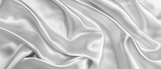 White fabric texture background ,Luxury cloth background ,Smooth elegant white silk or satin luxury cloth texture - obrazy, fototapety, plakaty