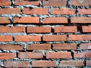 red brick wall