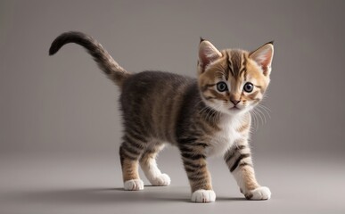 Obraz premium cat calf in studio