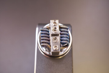 Staggerton Fused Clapton Coil on Dripper for vape