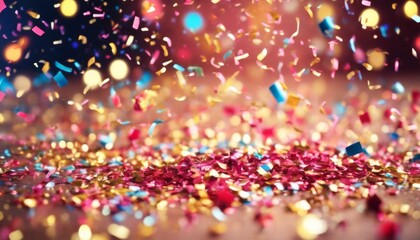 'Celebration Background confetti AI Year Party New Generated festive midnight countdown fireworks...