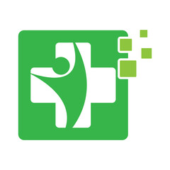 hospital and health clinic logo design