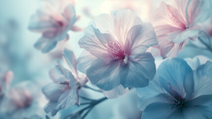 Magnolia blossoms in full bloom wall paper