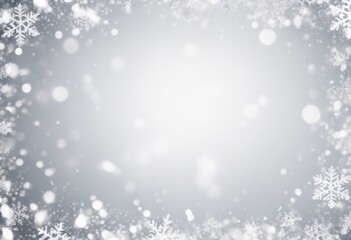 'snowflakes confetti isolated background white transparent overlay silver frame snowflake winter...