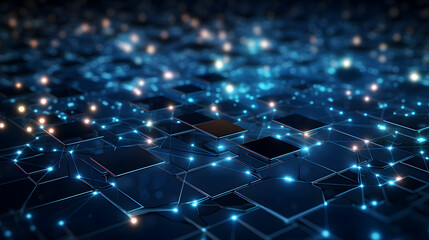 Digital technology it data network PPT background