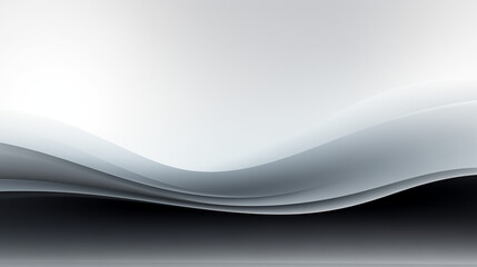 A grayscale image of a smooth wave.