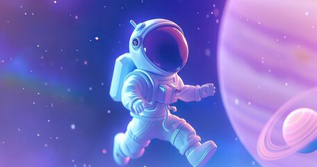 Fototapeta na wymiar Astronaut's Dance with the Stars 