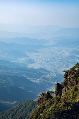 Wugong Mountain, Pingxiang City, Jiangxi Province - sea of clouds and mountain scenery at sunset