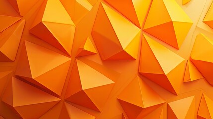 orange triangle background