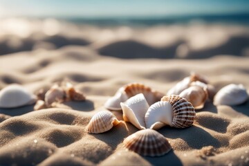 'sand seashells aquaticbeachcoloursfishmarinsandseashellstarfishunderwater aquatic beach colours fish marin sea shell starfish' - obrazy, fototapety, plakaty