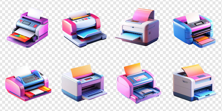 Elegant printing tool png collection