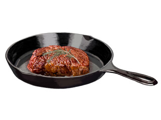 ステーキ（ローズマリー付き）スキレット