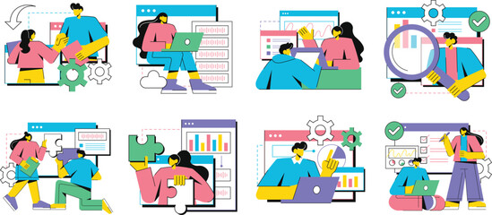 Digital Consulting Illustration