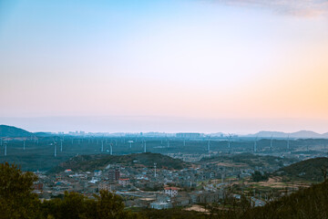 Pingtan Island, Fuzhou City, Fujian Province-fishing port and fishing village scenery