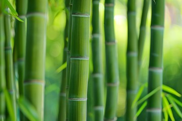 Obraz na płótnie Canvas Quiet bamboo forest