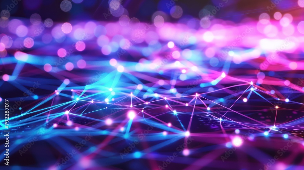 Poster gradient network connection background, digital technology background,. digital futuristic.