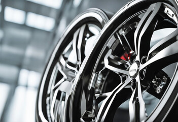 'modern wheels rims close alu background white banner wheel rim tire tyre set 4 car buy change new...