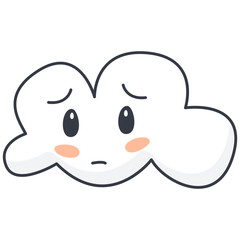 Sad Cloud Icon