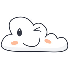 Wink Cloud Icon