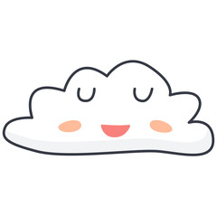 Happy Cloud Icon