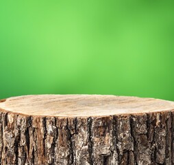 Tree Table wooden Podium for display