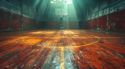 textured basketball court game field center midfieldillustration image - obrazy, fototapety, plakaty