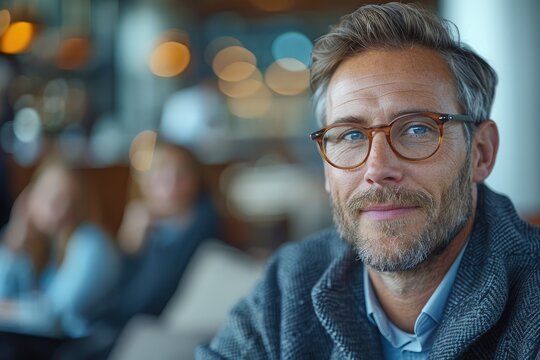 Close view of a leader providing one-on-one coaching to an employee, focusing on personal development plans