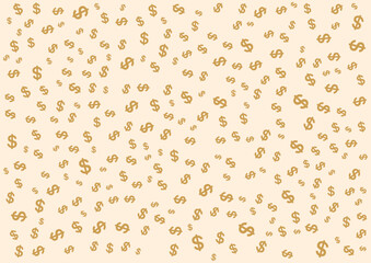 us dollar currency symbol seamless pattern background design