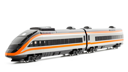 Speed train generic isolated on a transparent background