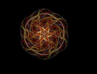 Imaginatory fractal abstract background Image