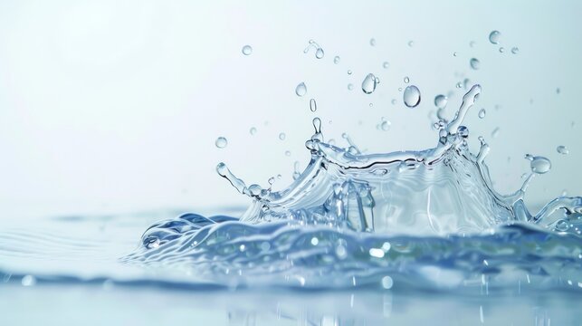 A water splash in water