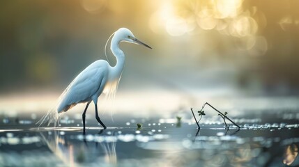 A white great heron - 792320817