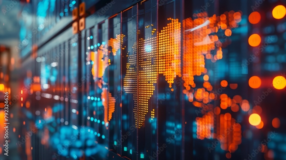 Poster data centers store computer systems and associated components, such as telecommunications equipment 