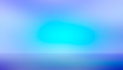 Bright blue-lilac blurred background, studio for product display.