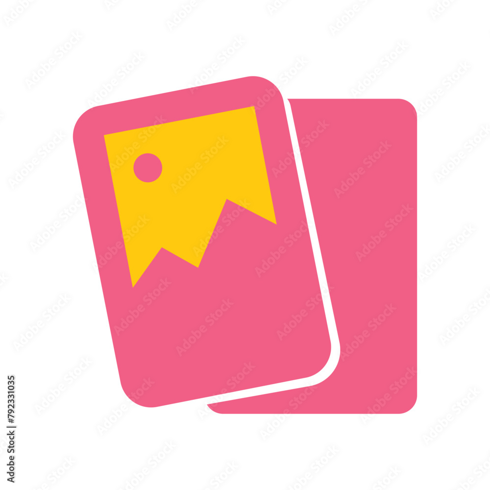 Poster gallery icon logo design element. can be used for web and app. symbol design icon graphic element re