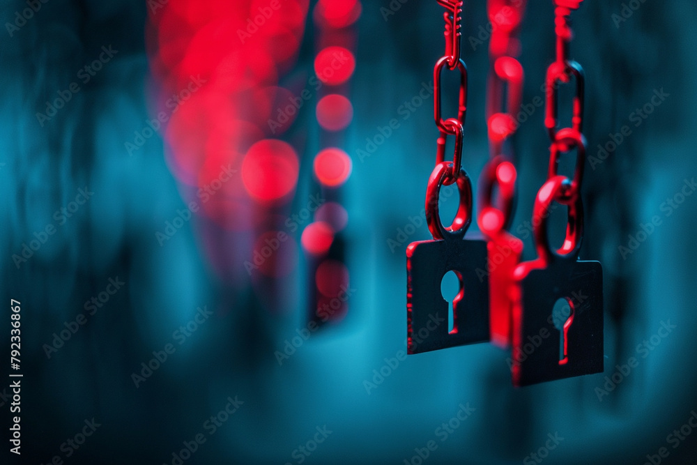 Poster conceptual image of social engineering tactics with deceptive messages luring victims into security 