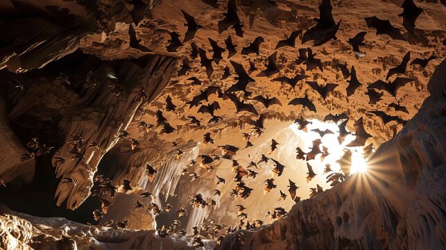 Cave full of bats