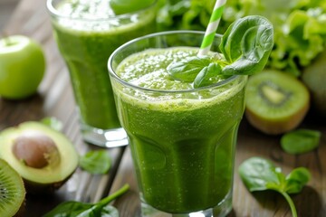 Nutritious green smoothie
