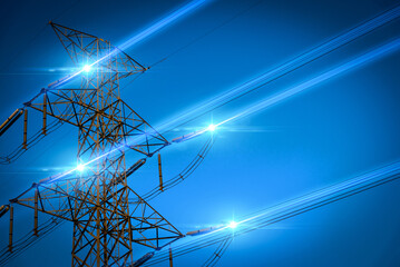 High-voltage transmission towers are an essential part of the electrical grid