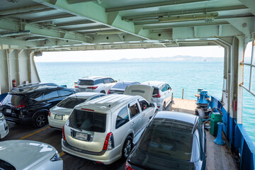 Ferry services transporting vehicles to Koh Chang are an essential link between the mainland and...