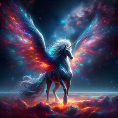 Beautiful unicorn made by glaxy 