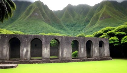 old bridge in the mountains