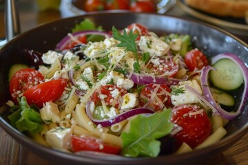 Pasta Greek Salad