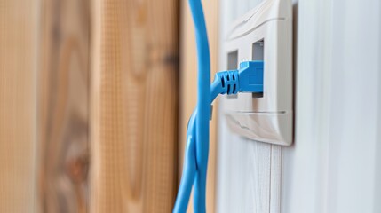 Lan network cable ,network concept