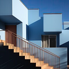 Naklejka premium staircase in a building