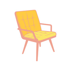 chair line color icon for business and web