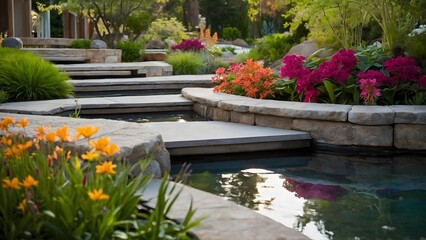 Garden at home for retirement